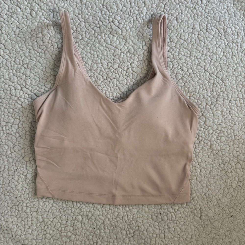 blush pink lululemon align tank